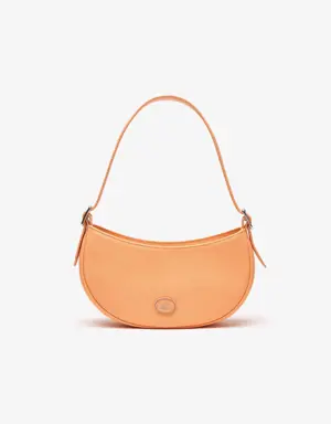 Lacoste Women’s Lacoste Top Grain Leather Halfmoon Bag