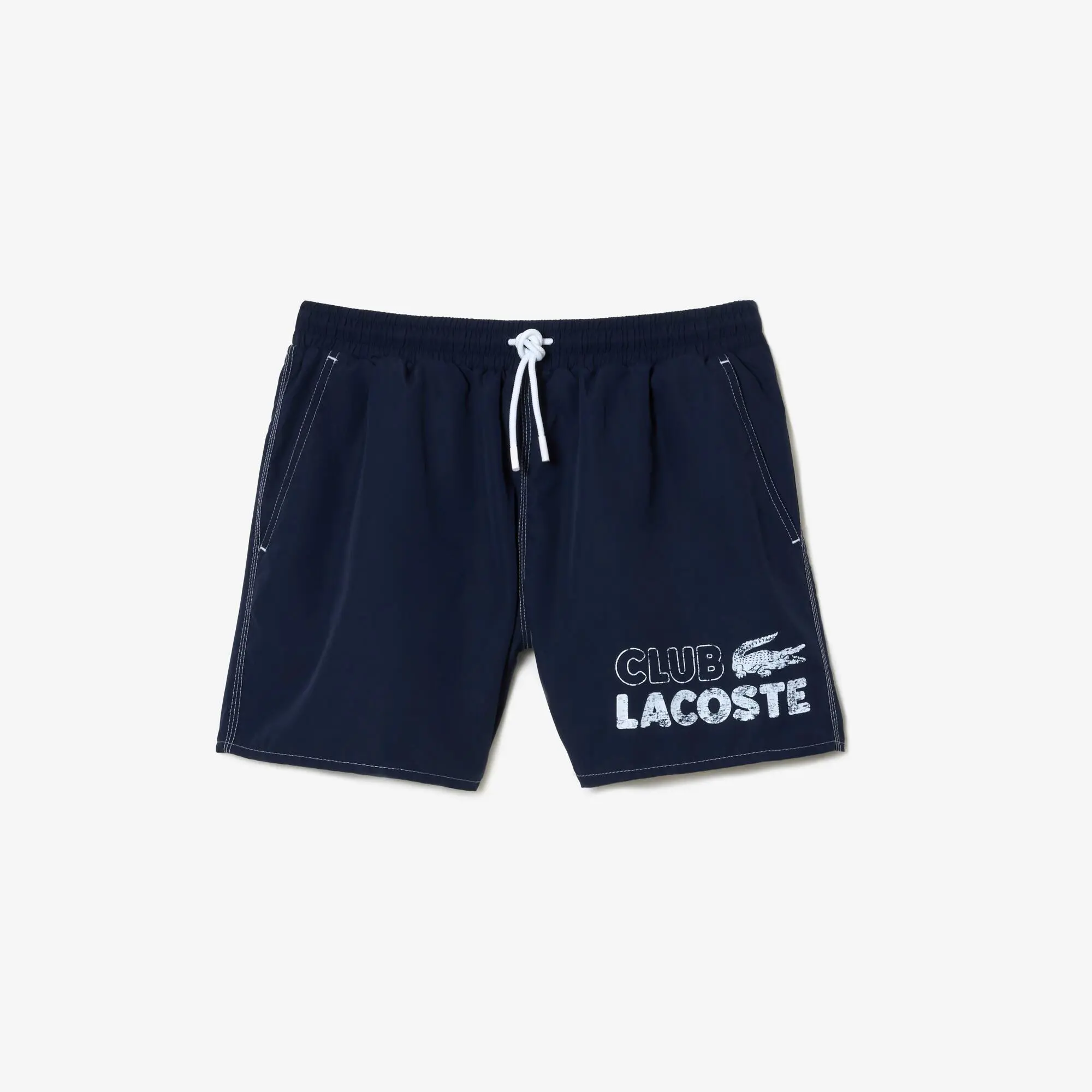 Lacoste Men’s Lacoste Quick Dry Swim Trunks with Integrated Lining. 2