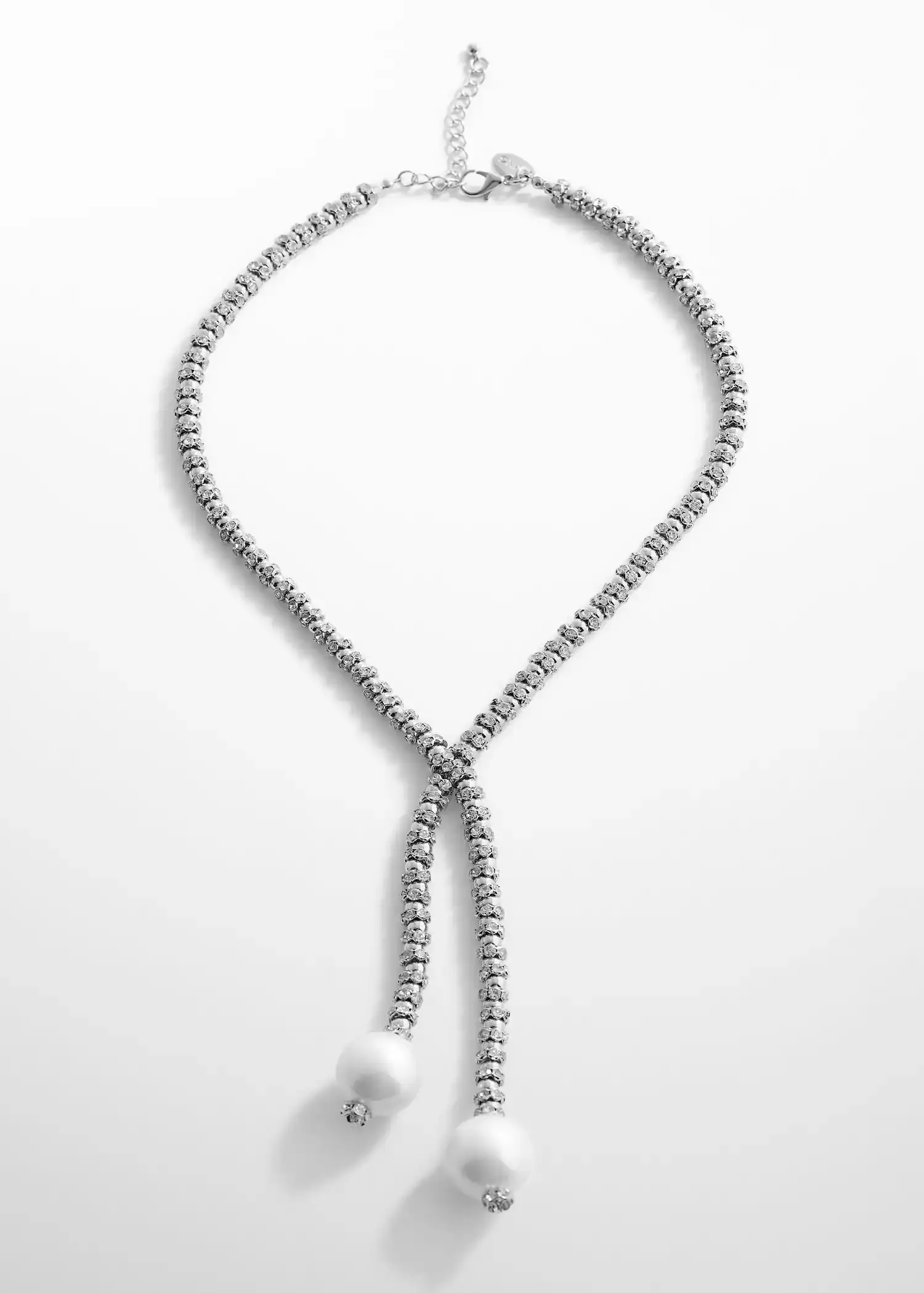 Mango Zweireihige Halskette mit Perle. 3