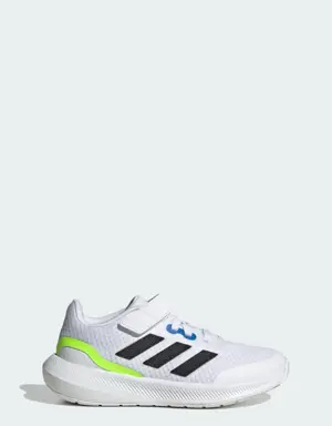 Adidas Chaussure à lacets élastiques et scratch RunFalcon 3.0