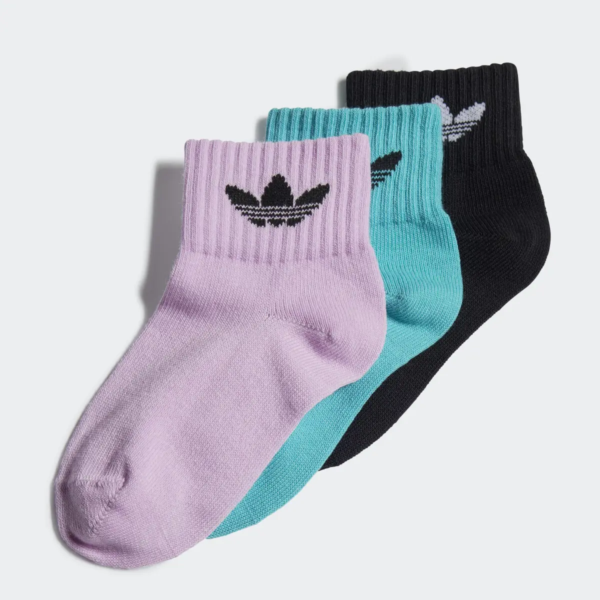 Adidas Bilek Boy Çorap - 3 Çift. 1 Adidas Bilek Boy Çorap - 3 Çift. 1