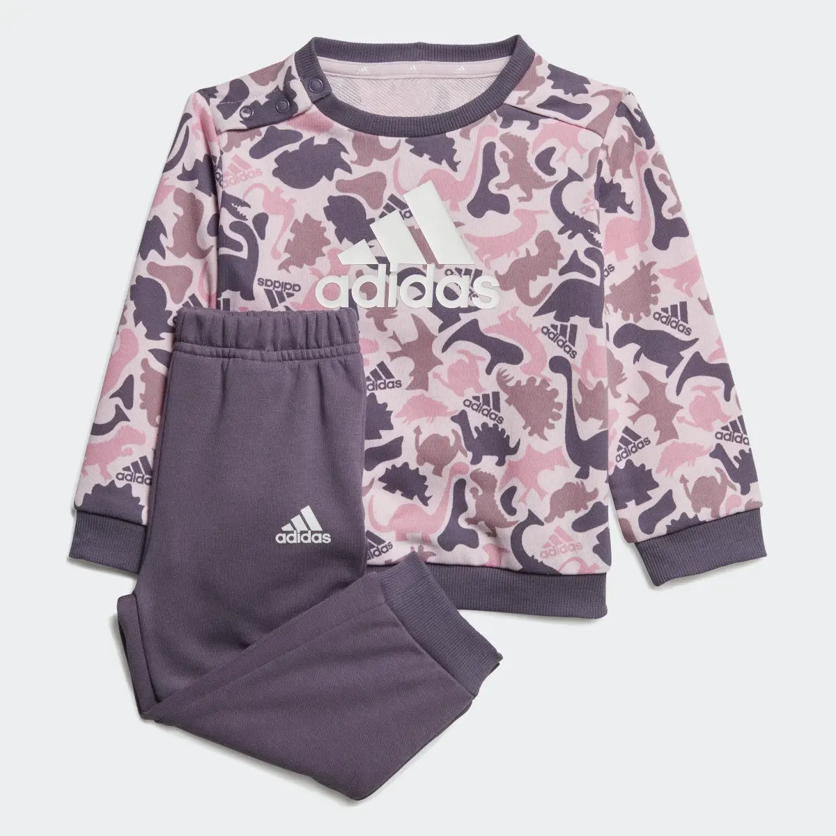 Adidas Zestaw Essentials Allover Print Jogger Kids. 1