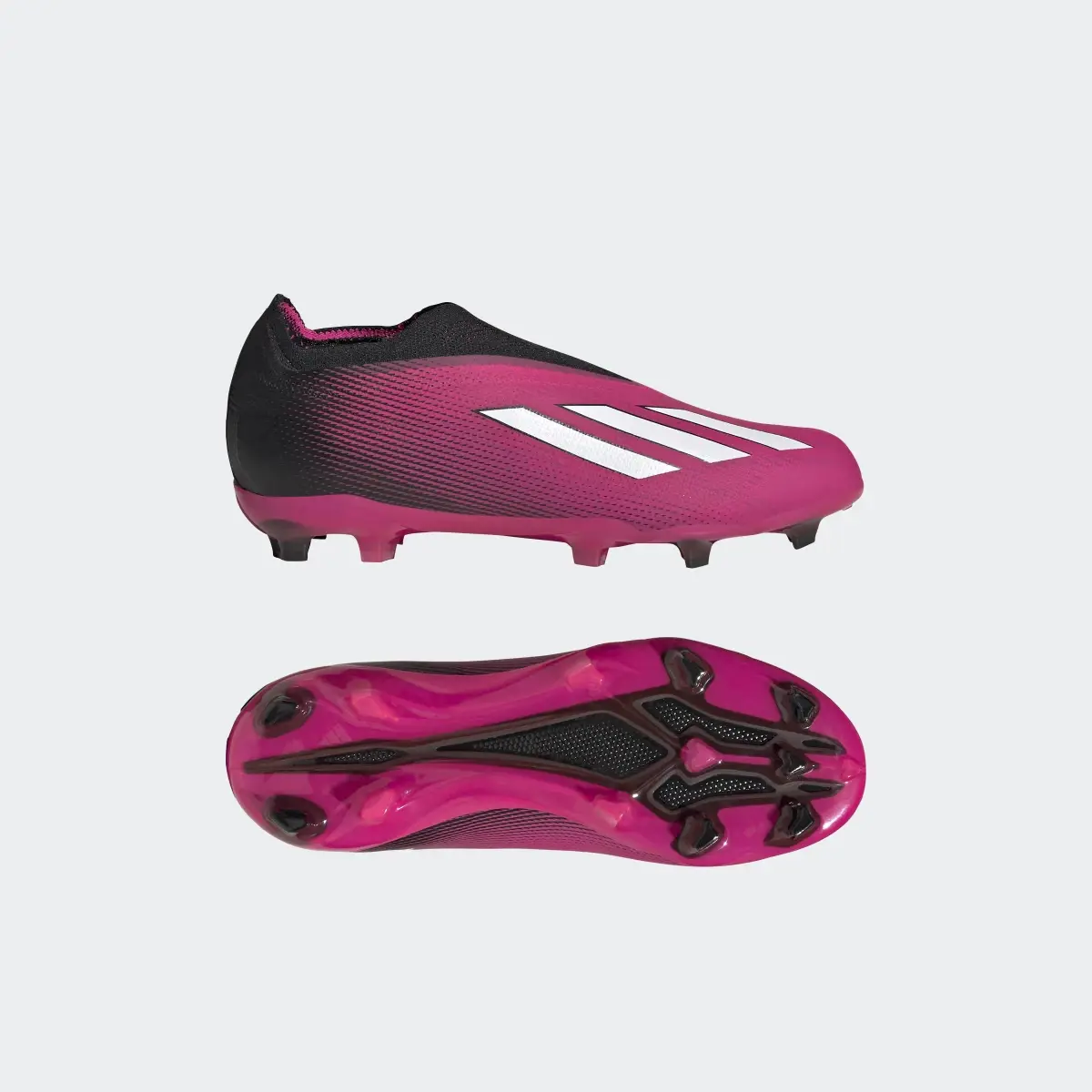 Adidas X Speedportal+ Laceless Firm Ground Soccer Cleats. 1