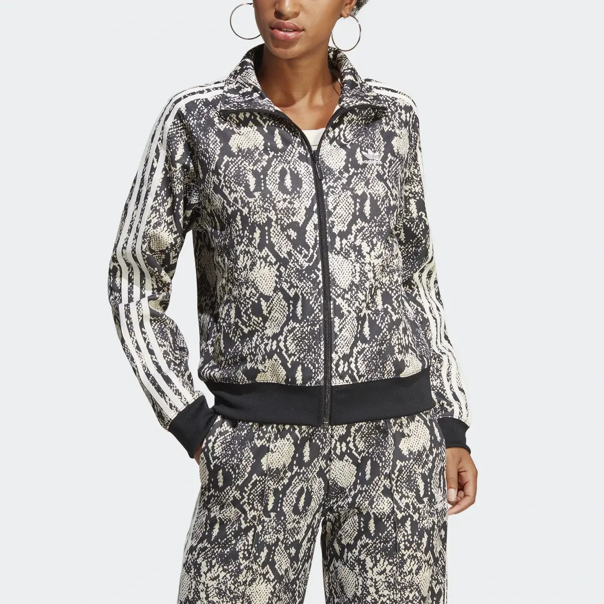 Adidas Track jacket Python Allover Print. 1