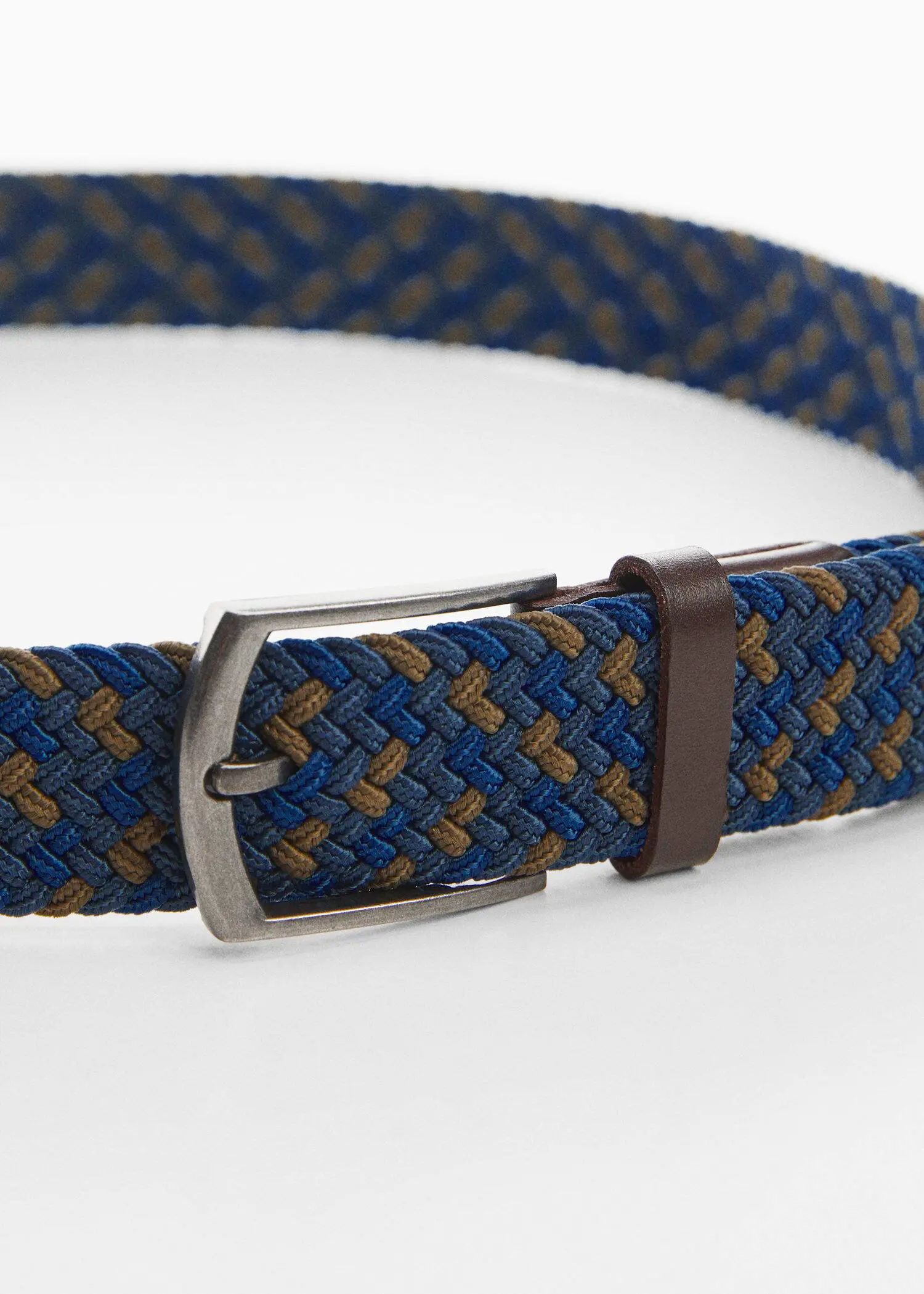 Mango Braided elastic coloured belt. 1