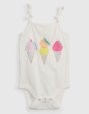 Gap Baby 100% Organic Cotton Mix and Match Tank Bodysuit red