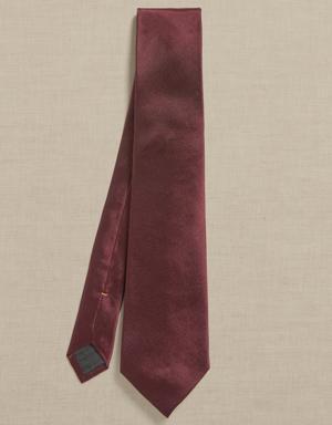7-Fold Silk Tie red