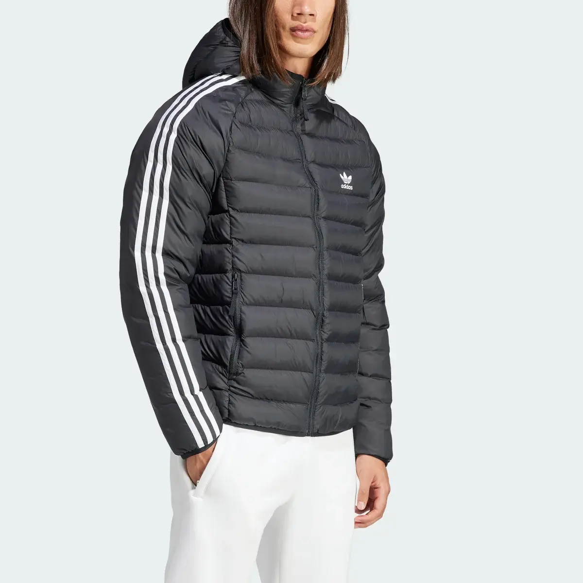 Adidas Padded Hooded Puffer Jacke. 1