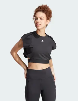Adidas Power AEROREADY Crop Sleeveless Tee. 2 Adidas Power AEROREADY Crop Sleeveless Tee. 2