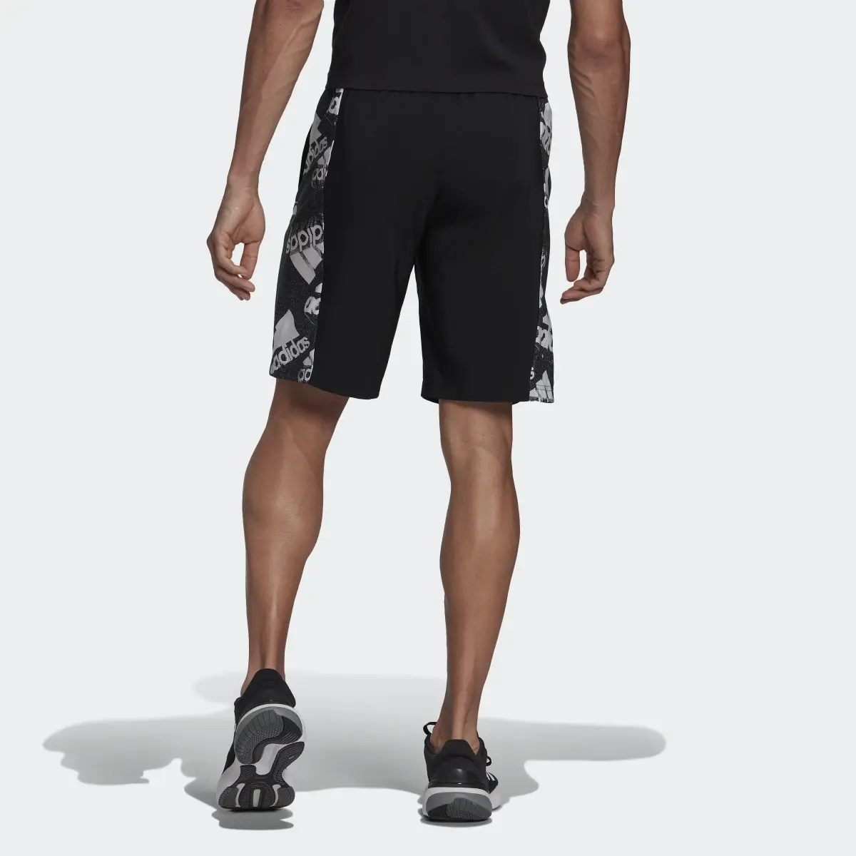 Adidas Essentials BrandLove Woven Shorts. 2