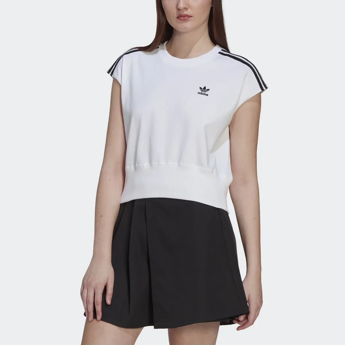 Adidas T-shirt cintré à la taille Adicolor Classics. 1