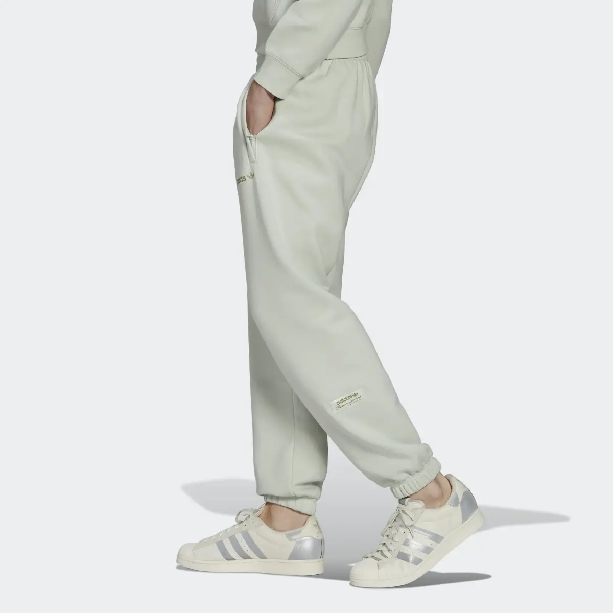 Adidas Trefoil Linear Sweat Pants. 2