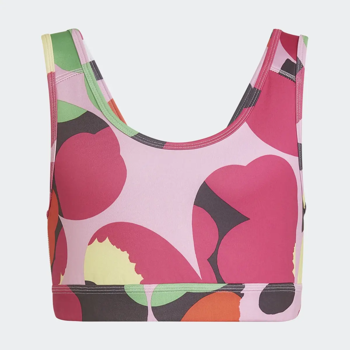 Adidas x Marimekko Believe This AEROREADY Training Floral-Print Bra. 1