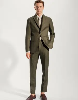 Blazer suit 100% linen