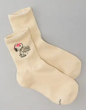 Snoopy '90s Crew Sock