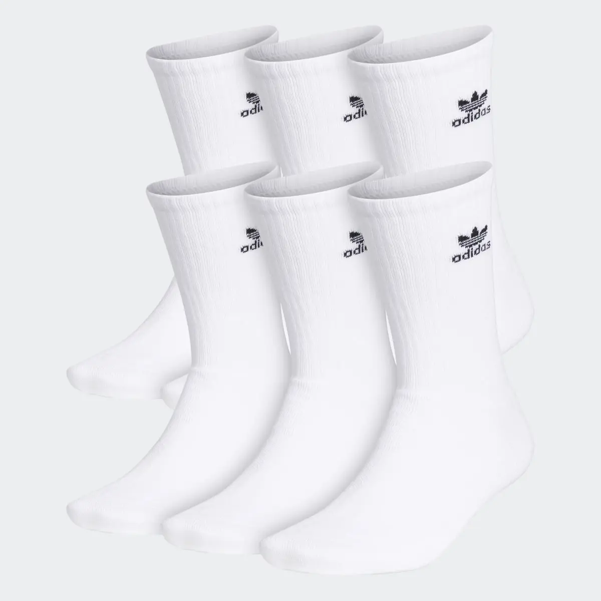 Adidas Trefoil Crew Socks 6 Pairs. 1