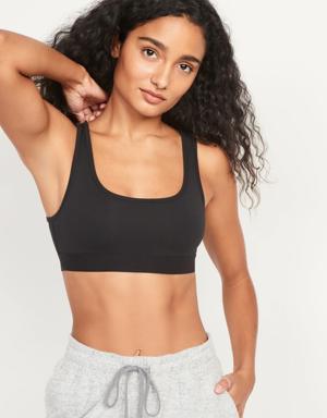 Old Navy Supima® Cotton-Blend Bralette Top for Women black