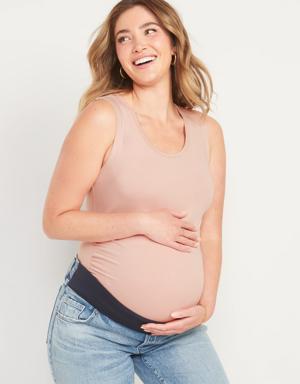 Old Navy Maternity Fitted Side-Shirred Bodysuit pink