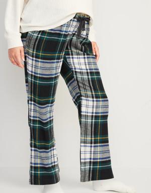 Maternity Printed Flannel Pajama Pants multi