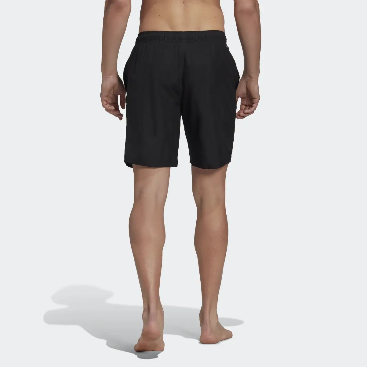 Adidas Classic Length 3-Stripes Swim Shorts. 2