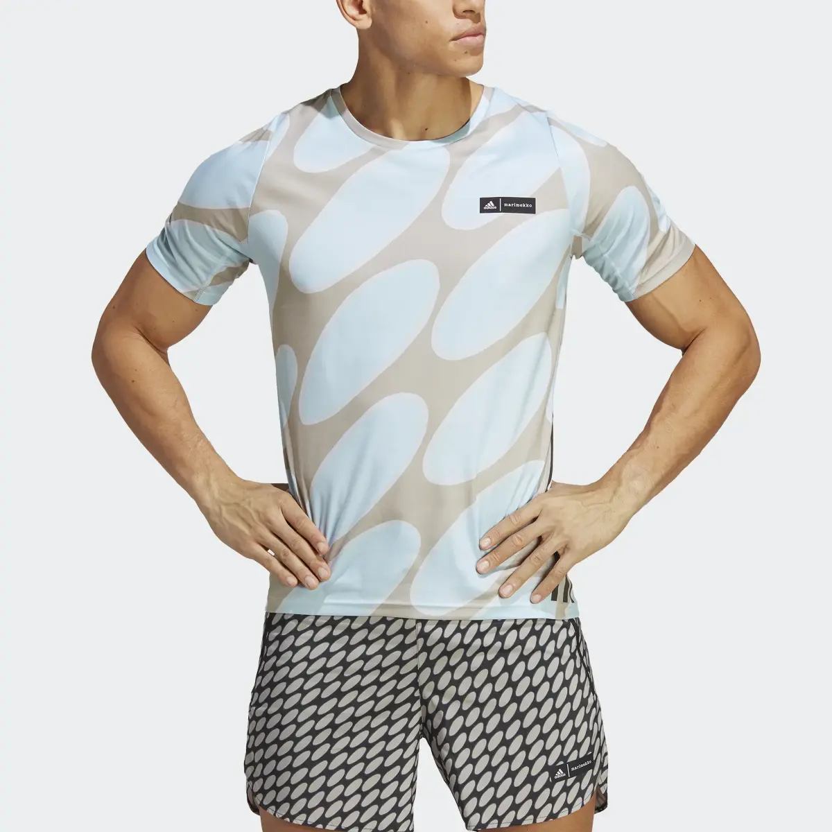 Adidas Playera Run Icons adidas x Marimekko 3 Franjas. 1