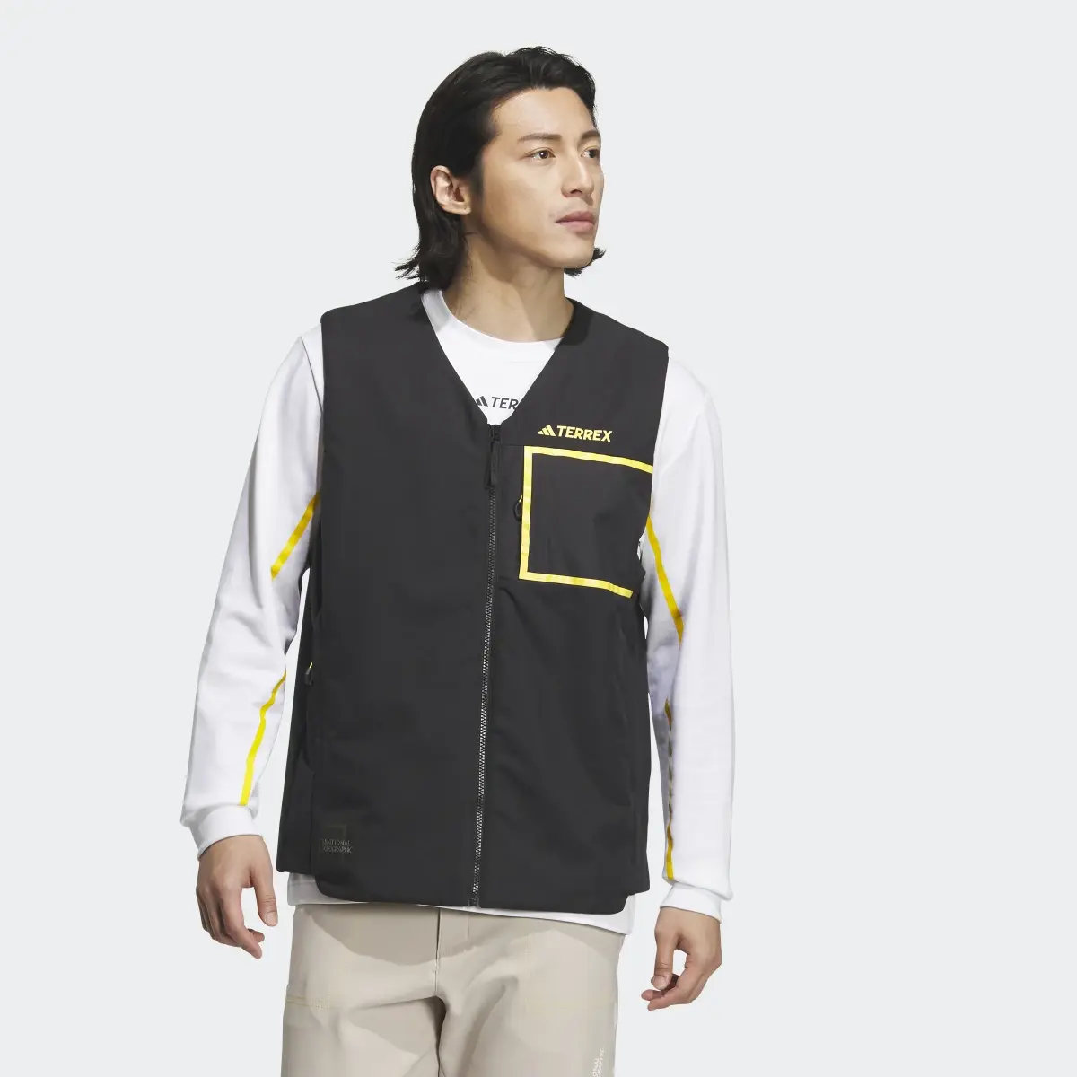 Adidas National Geographic Fleece-Lined Vest. 2