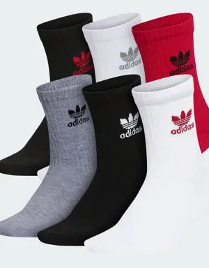 Adidas Trefoil Crew Socks 6 Pairs