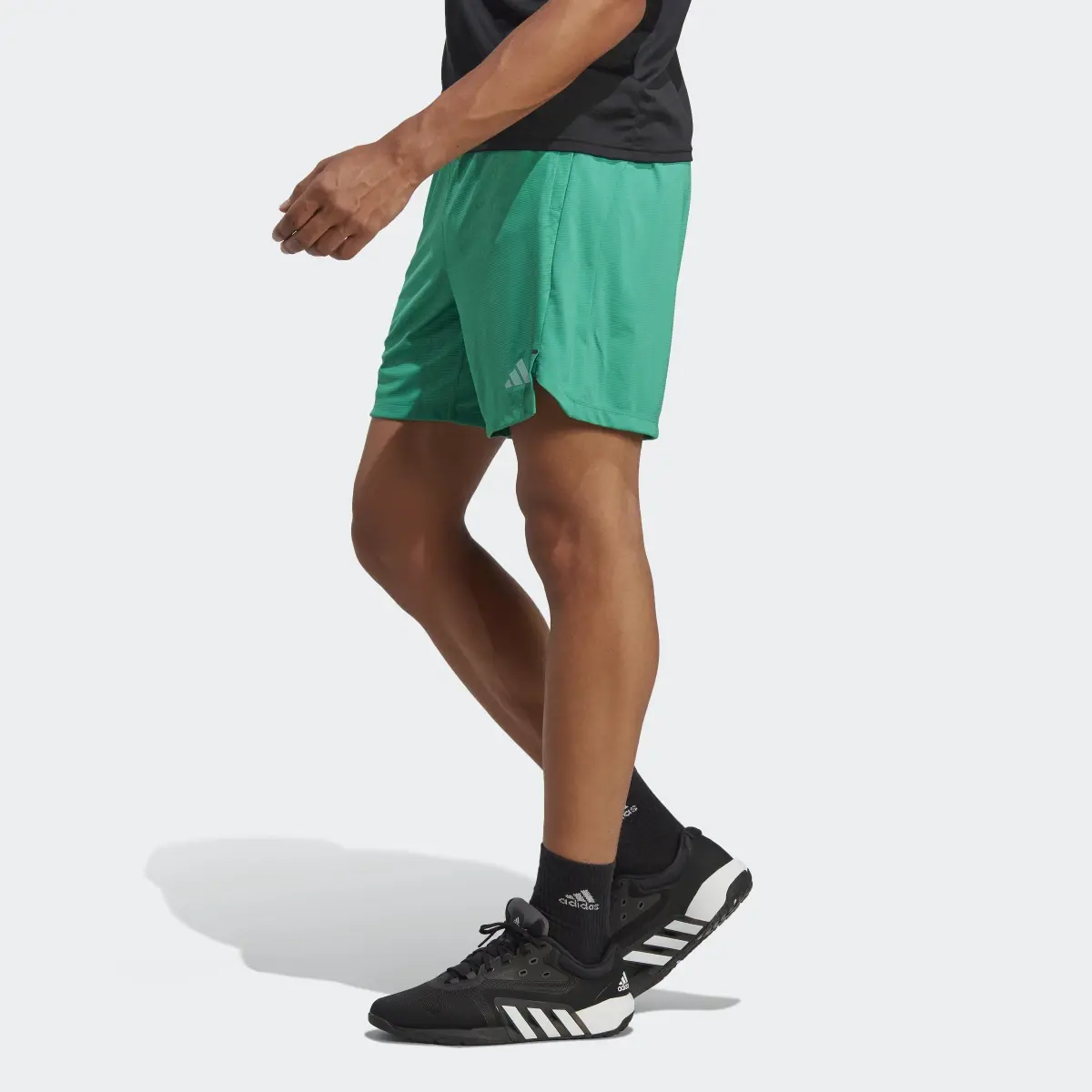 Adidas Workout PU Print Shorts. 2