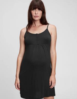 Maternity Modal Sleep Dress black