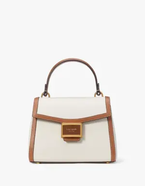 Katy Colorblocked Small Top-handle Bag