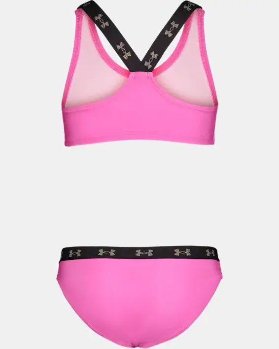 Under Armour Girls' UA Two-Piece Racer Bikini. 2