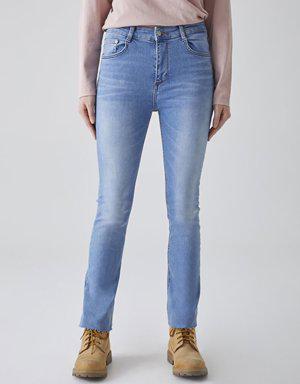 LTB Lynda X Yüksek Bel Cropped Flare Jean Pantolon. 3 LTB Lynda X Yüksek Bel Cropped Flare Jean Pantolon. 3
