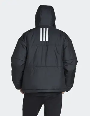 Adidas BSC 3-Stripes Puffy Hooded Jacket. 3 Adidas BSC 3-Stripes Puffy Hooded Jacket. 3
