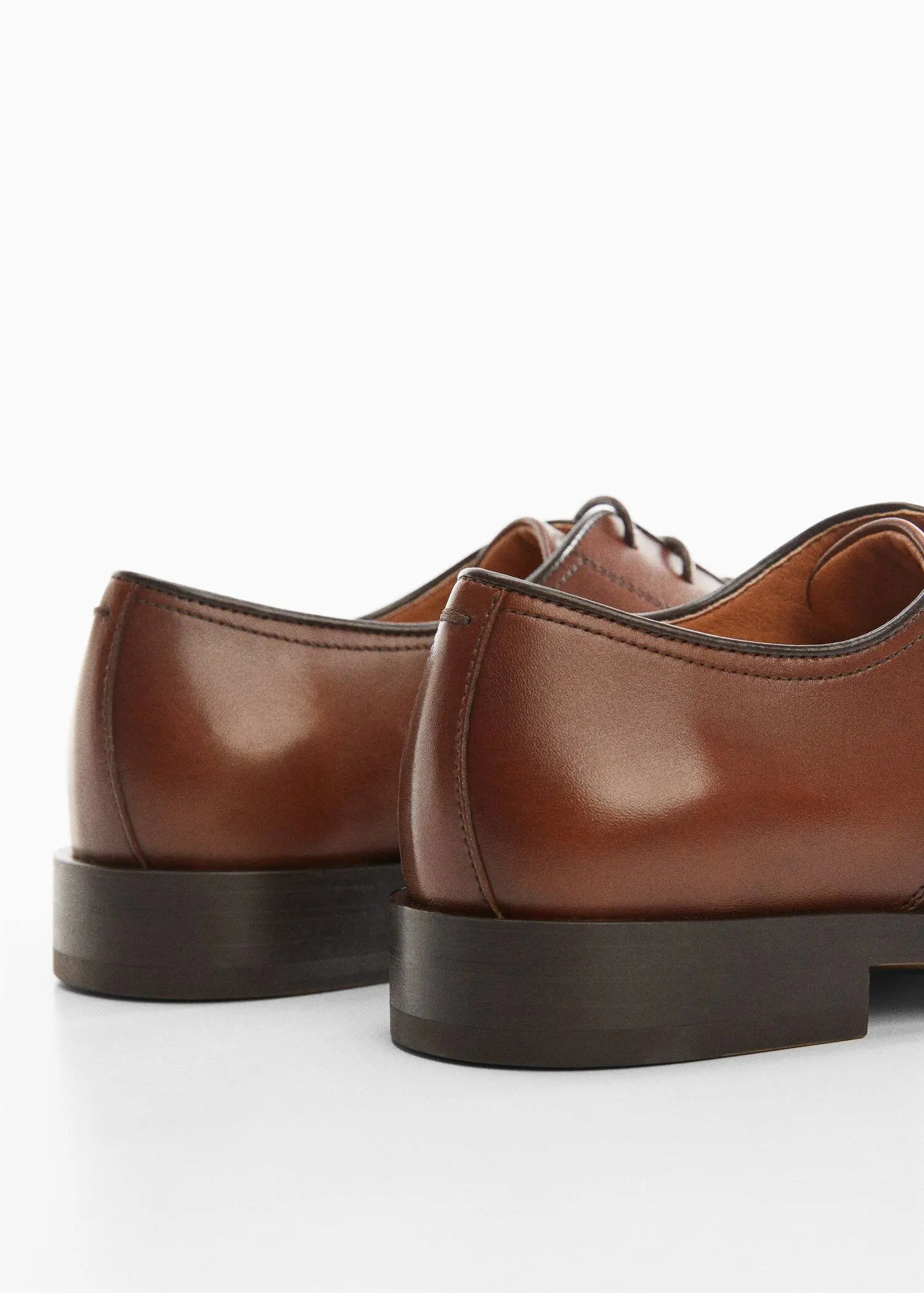 Mango Chaussures costume cuir. 3