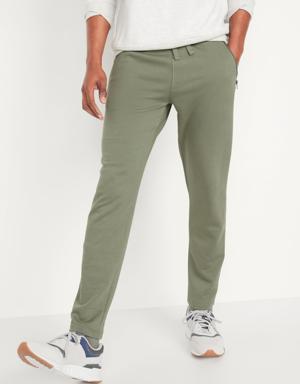 Tapered Straight French Terry Jogger Sweatpants for Men green