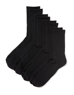 Crew-Socks 4-Pack for Men black