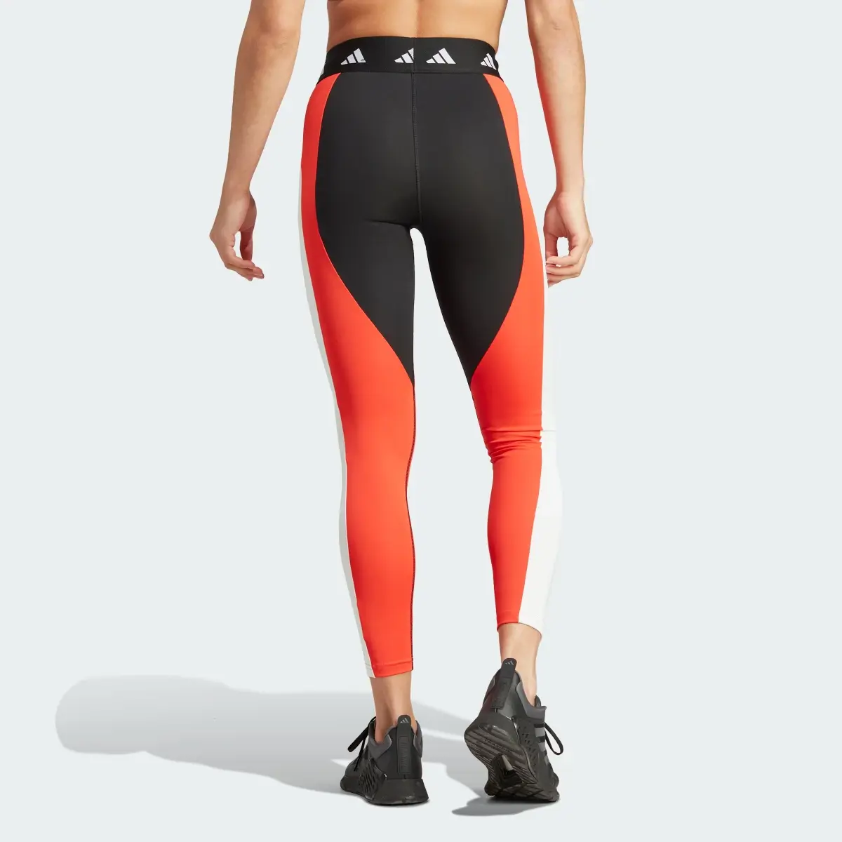 Adidas Techfit Colorblock 7/8 Leggings. 2