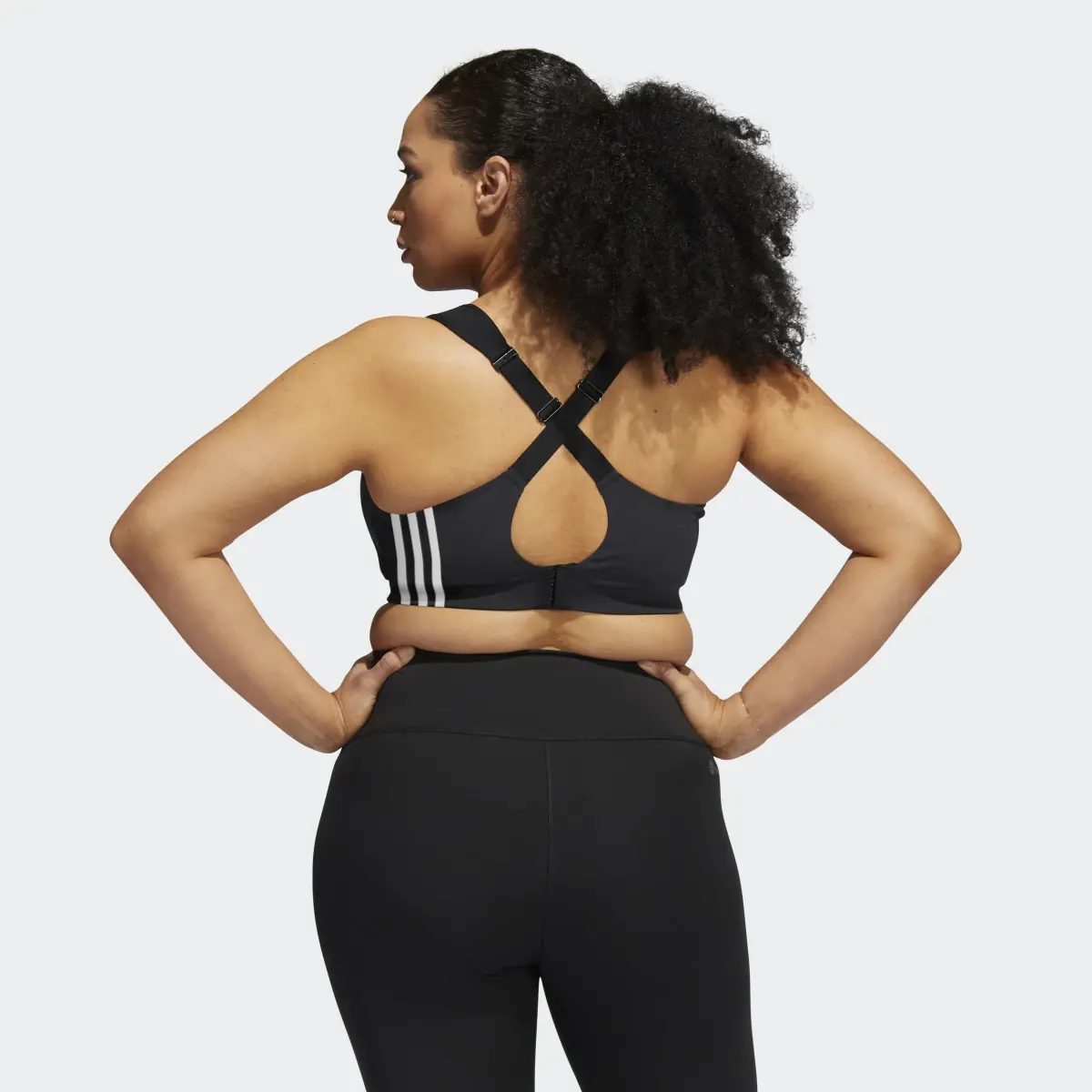 Adidas TLRD Impact Training High-Support Bra (Plus Size). 3