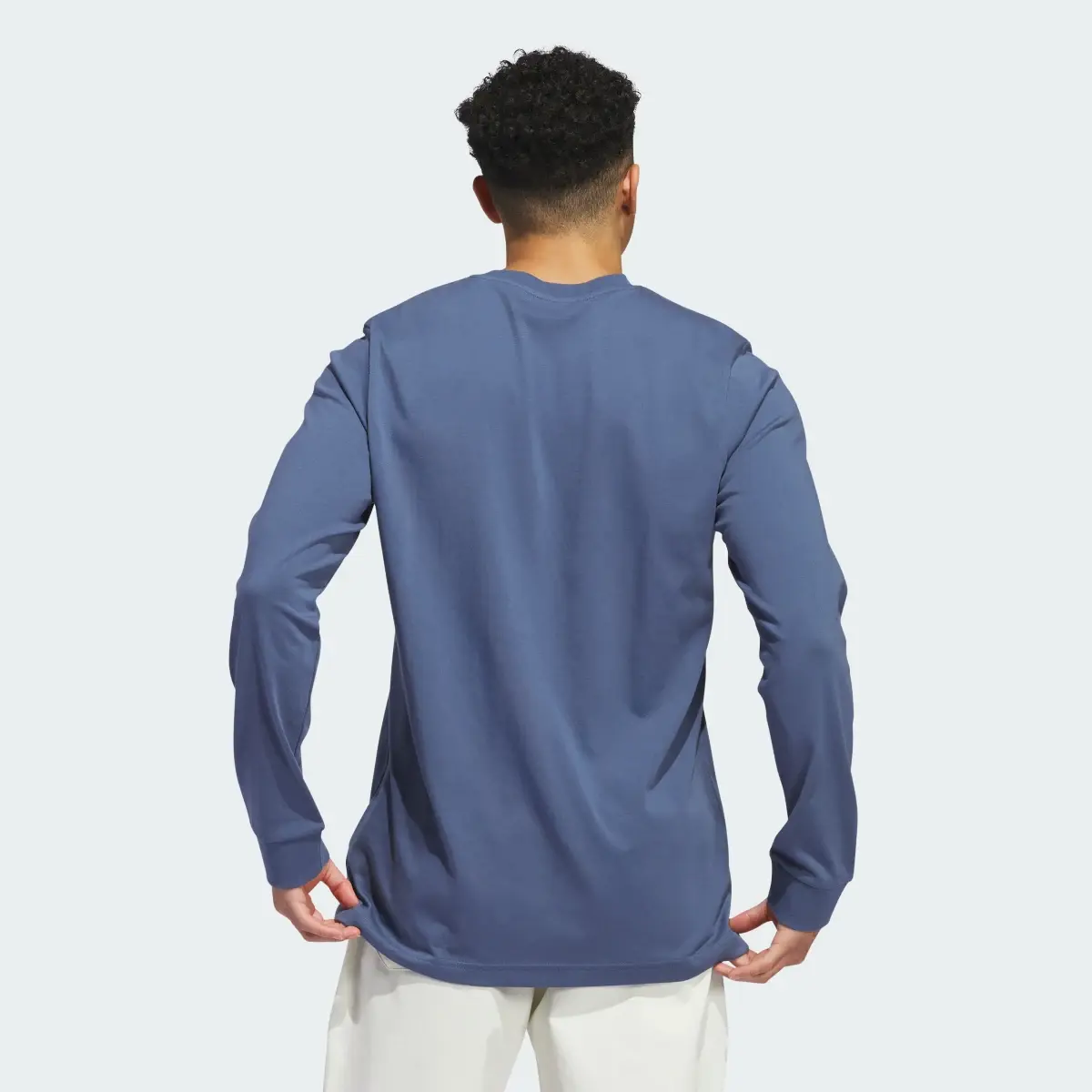 Adidas Go-To Crest Graphic Long Sleeve Tee. 3