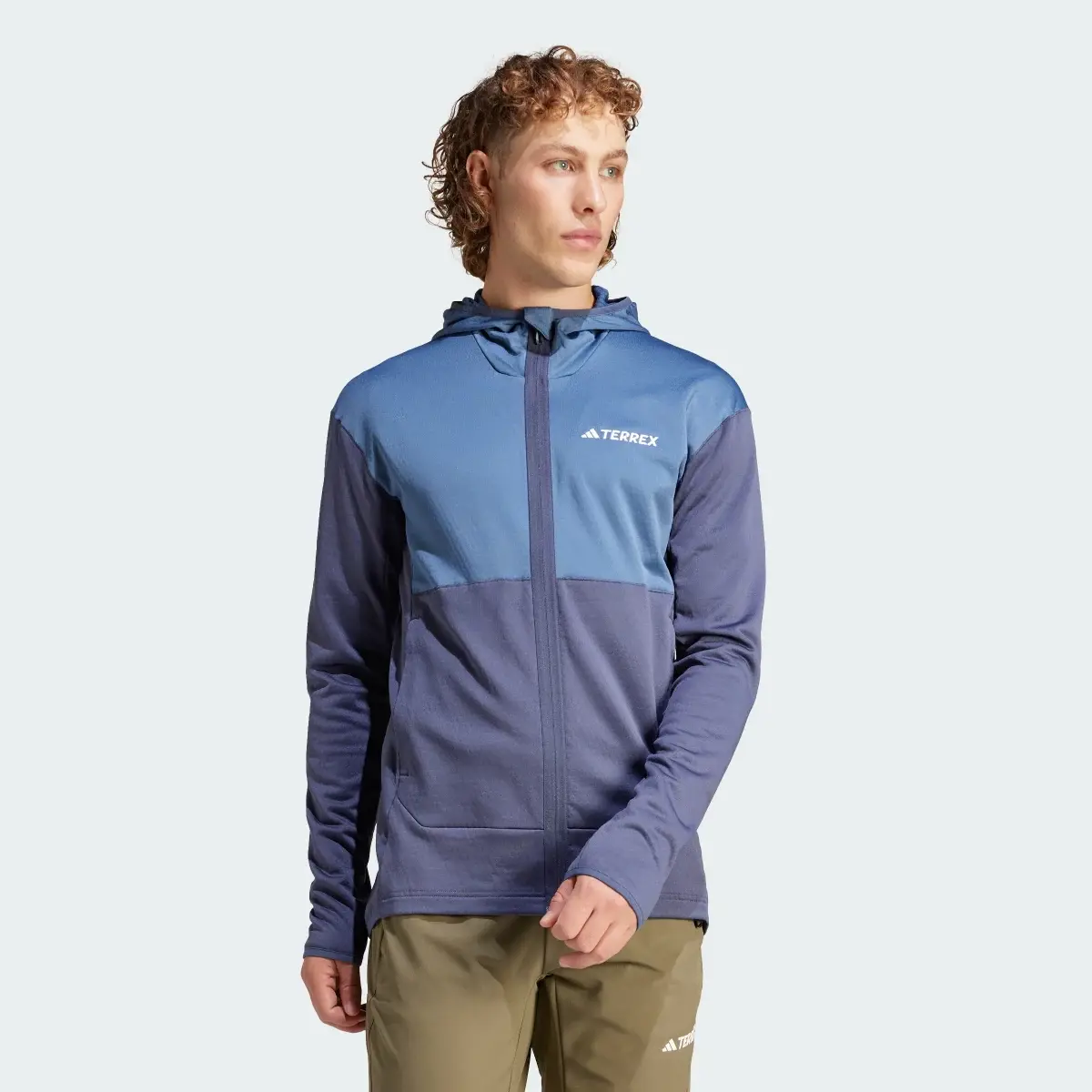 Adidas GIACCA TERREX XPERIOR LIGHT FLEECE HOODED. 2