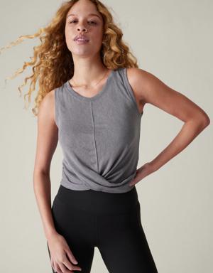 Athleta Breezy Twist Tank blue