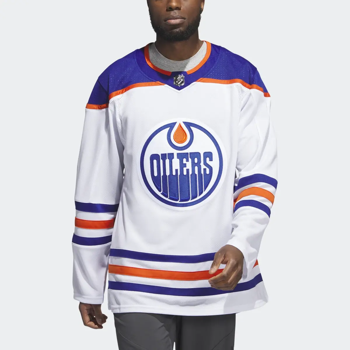 Adidas Oilers Away Authentic Jersey. 1