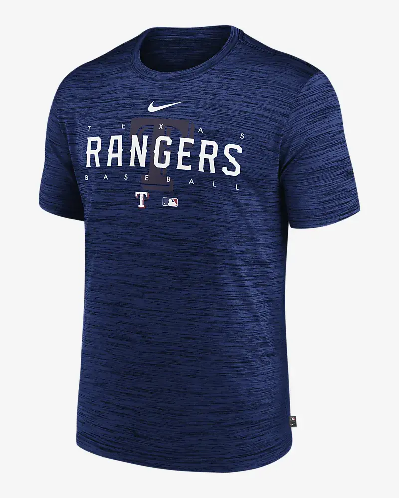 Nike Dri-FIT Velocity Practice (MLB Texas Rangers) Men's T-Shirt