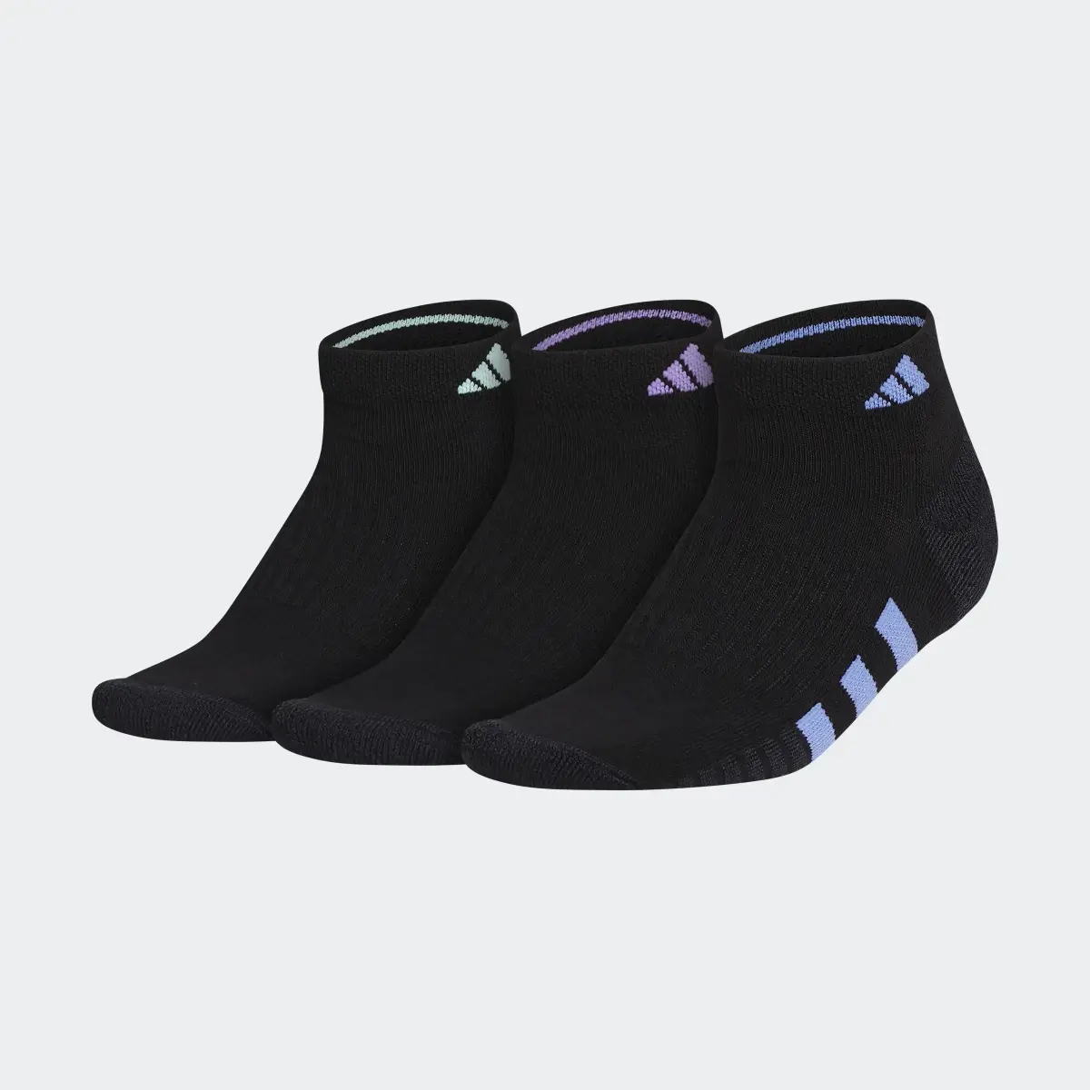 Adidas Cushioned Low-Cut Socks 3 Pairs. 2