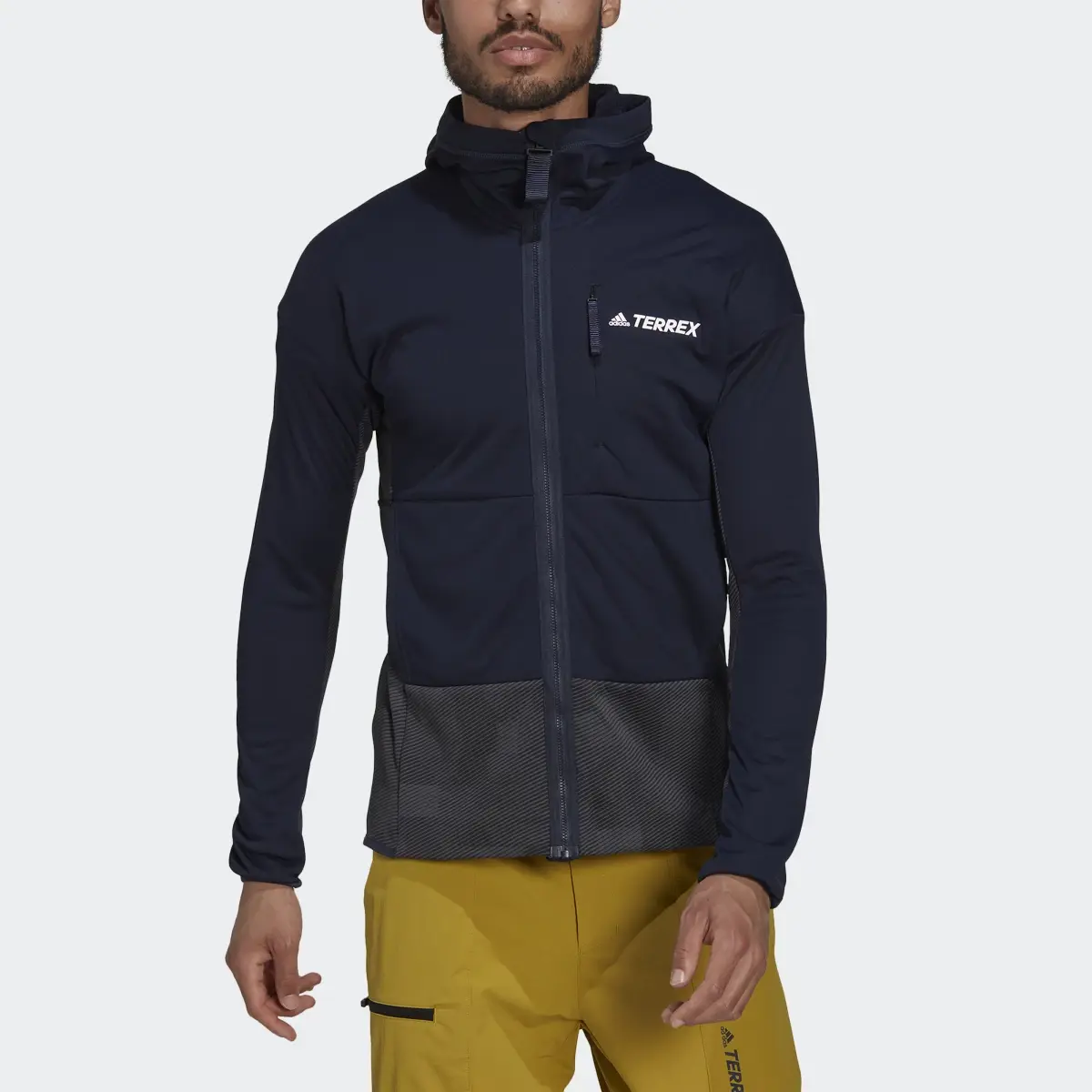 Adidas Terrex Zupahike Hooded Fleece Jacket. 1