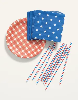 IG Design Group™ Americana Party Pack for the Family gray