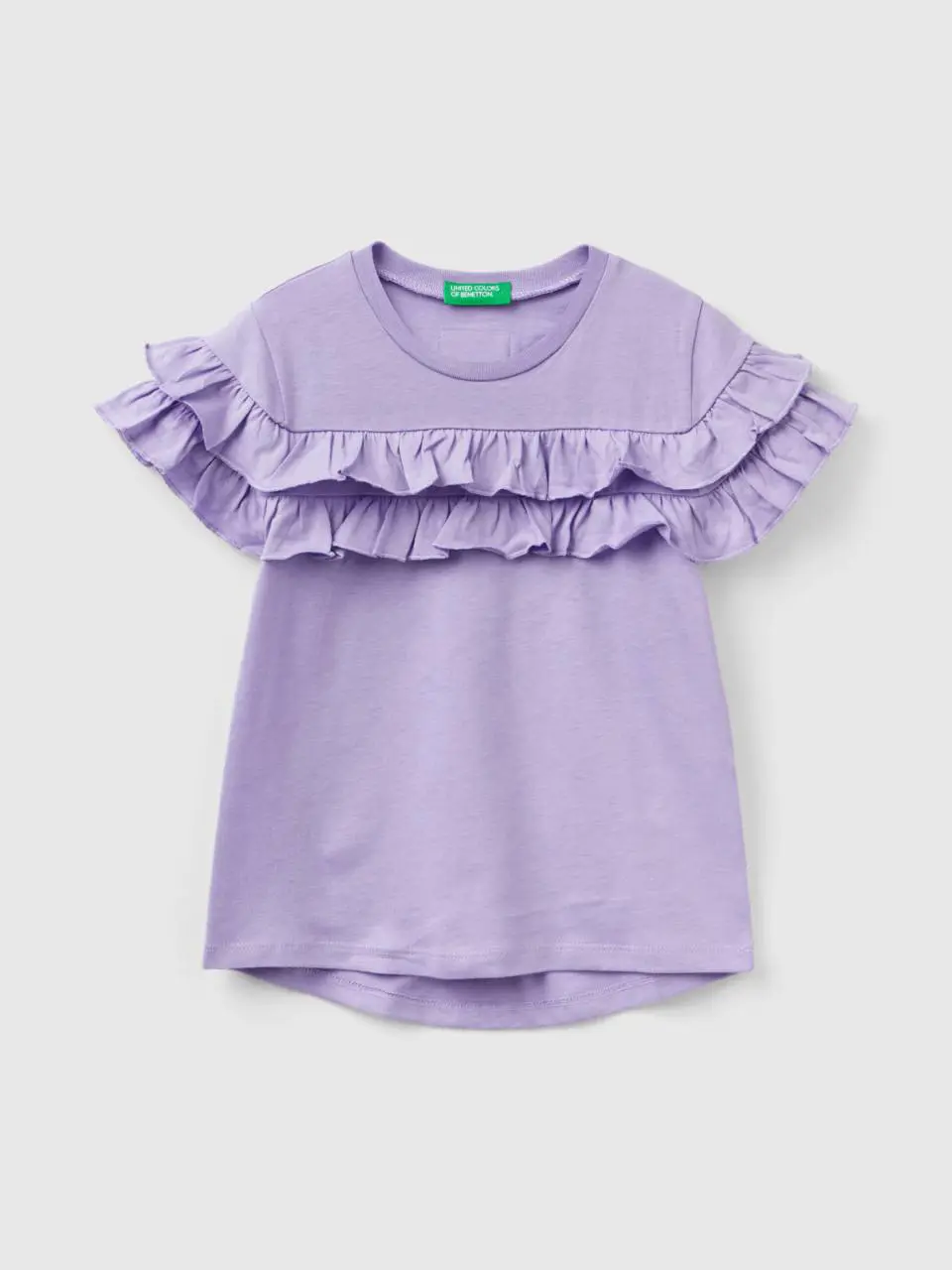 Benetton t-shirt with rouches. 1