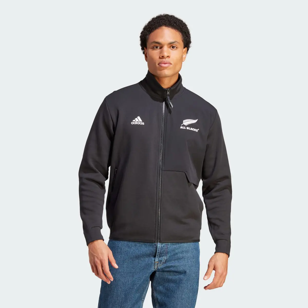 Adidas All Blacks Rugby Anthem Jacket. 2