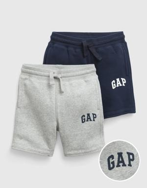 Toddler Gap Logo Sweat Shorts (2-Pack) blue