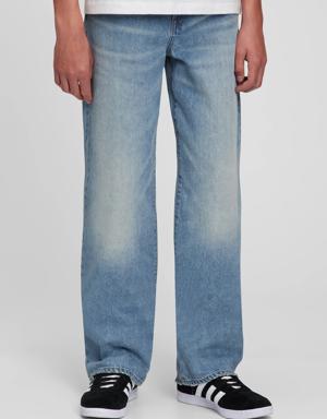 Gap Teen Organic Cotton '90s Loose Jeans blue